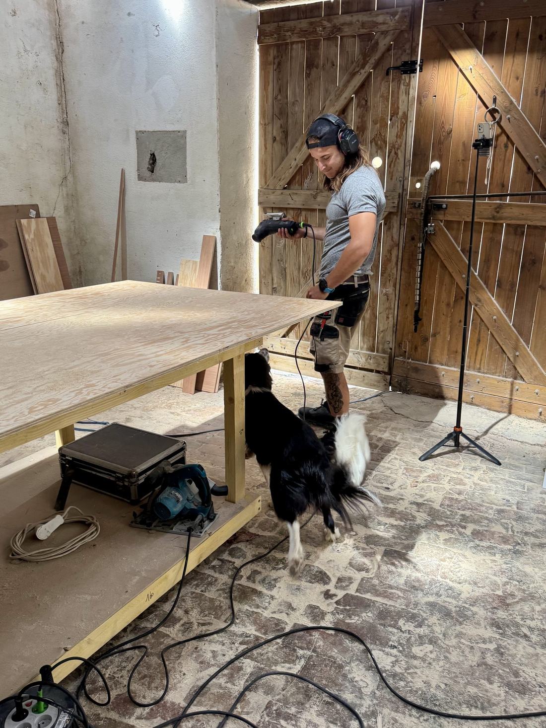 Benoît à l'atelier de Roues Libres à Carqueiranne